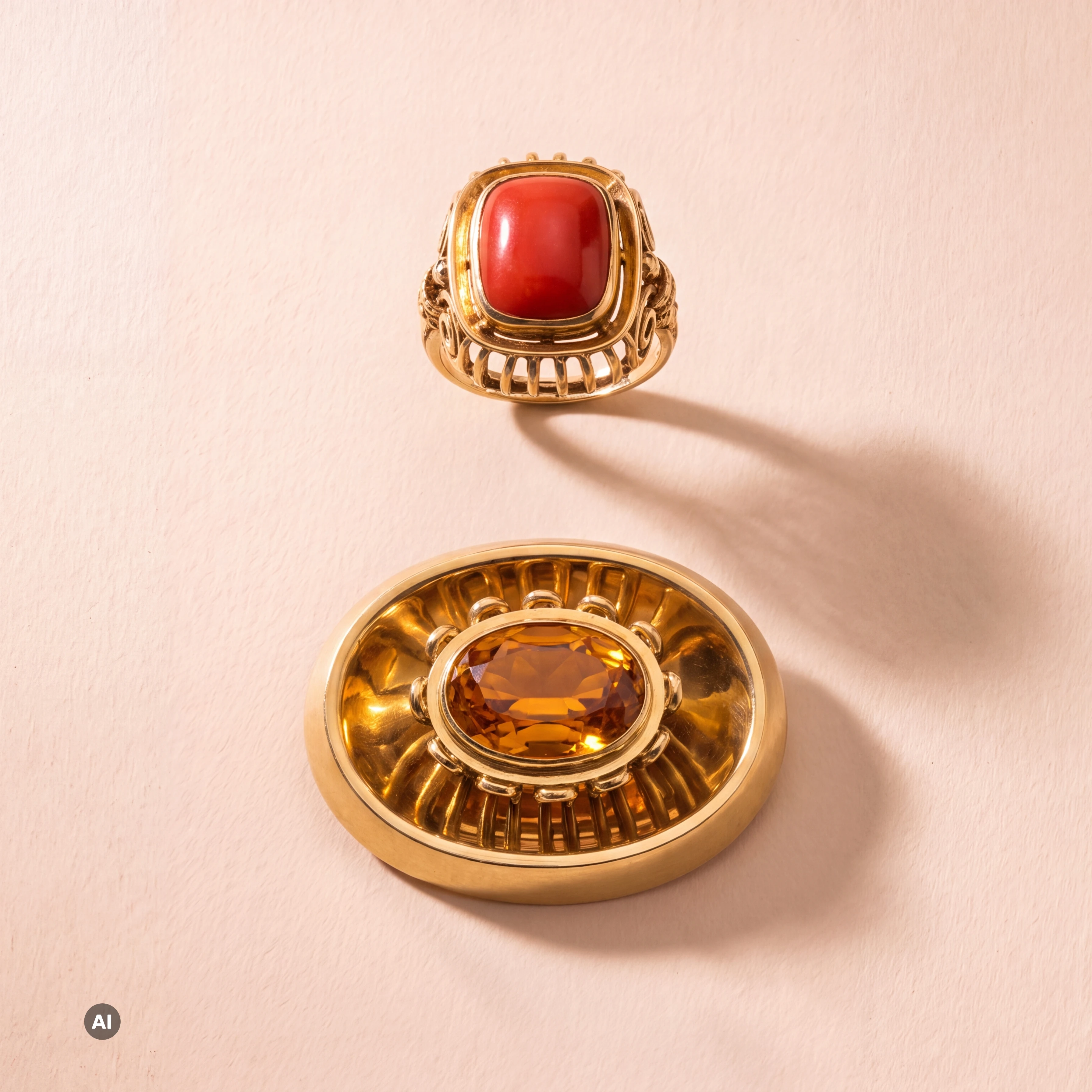 Schmuck im Retrostil und Moderne