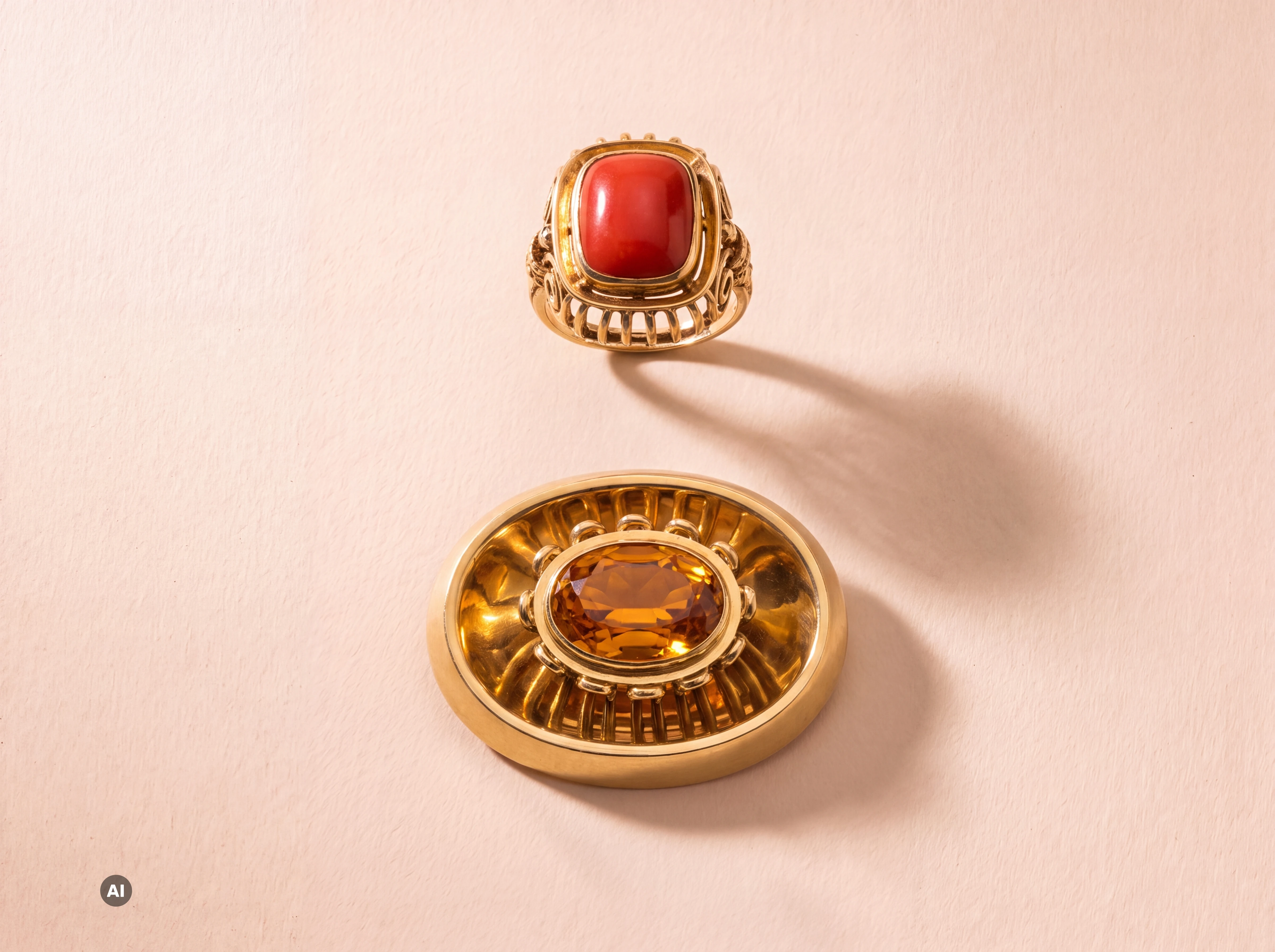 Schmuck im Retrostil und Moderne